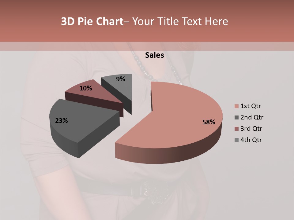 A Woman Is Posing For A Picture With Her Hands On Her Hips PowerPoint Template