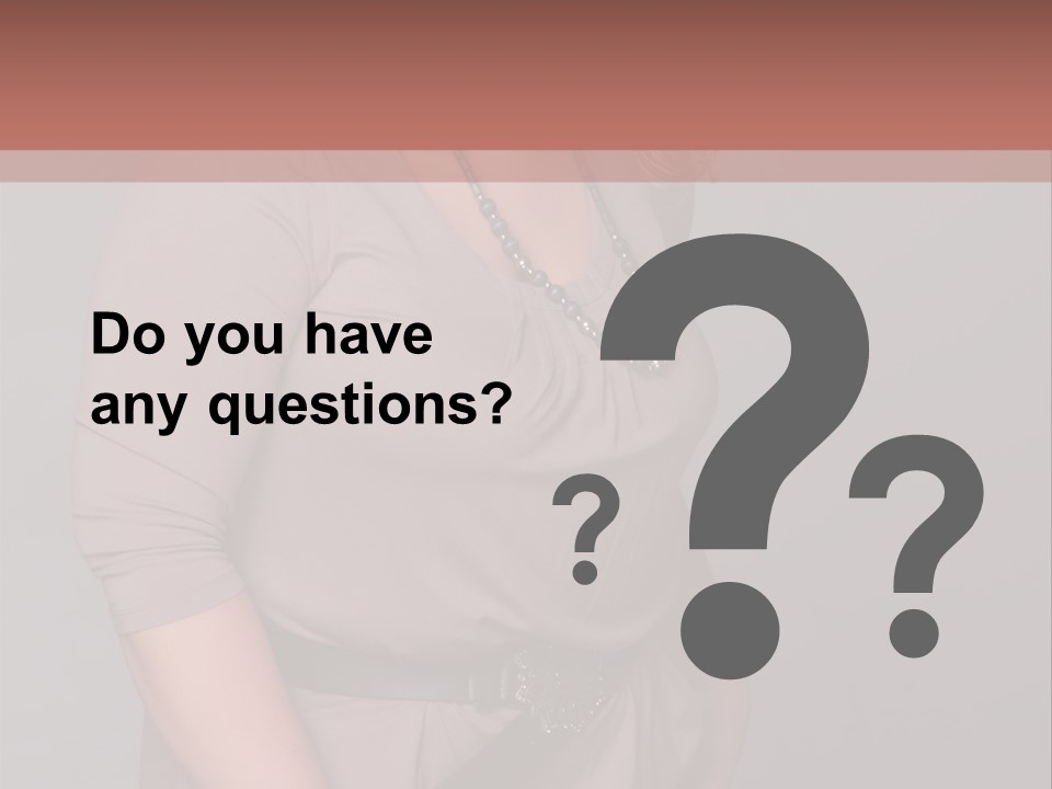 A Woman Is Posing For A Picture With Her Hands On Her Hips PowerPoint Template