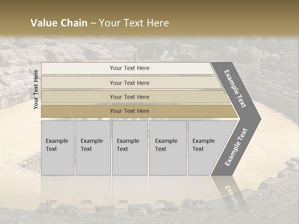 A Theatre With Seats In The Middle Of It PowerPoint Template