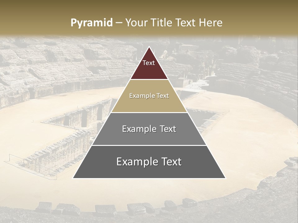 A Theatre With Seats In The Middle Of It PowerPoint Template