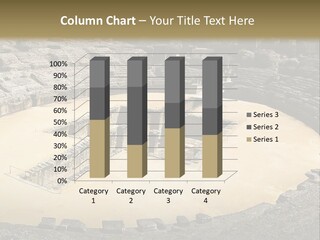 A Theatre With Seats In The Middle Of It PowerPoint Template