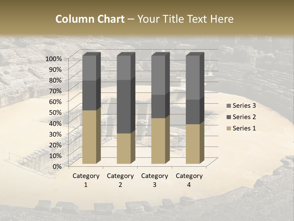 A Theatre With Seats In The Middle Of It PowerPoint Template
