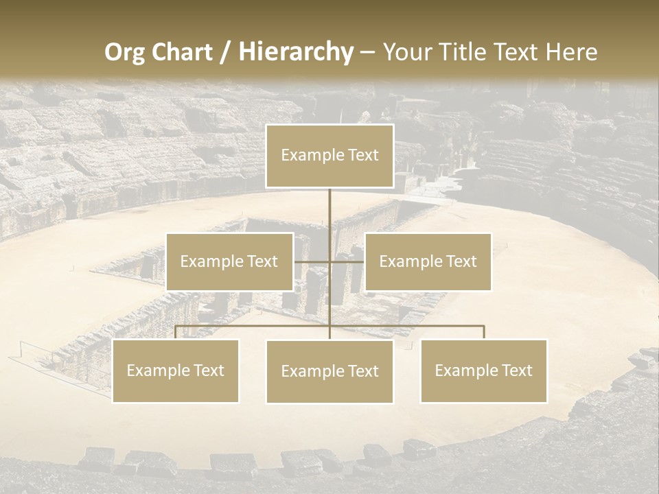 A Theatre With Seats In The Middle Of It PowerPoint Template