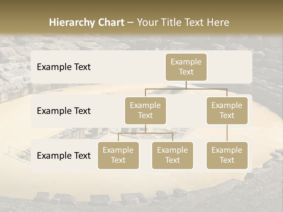 A Theatre With Seats In The Middle Of It PowerPoint Template