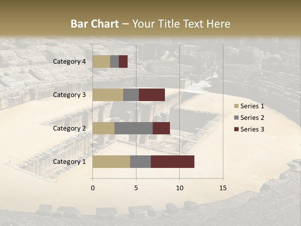 A Theatre With Seats In The Middle Of It PowerPoint Template
