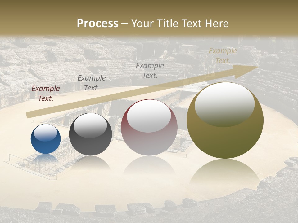 A Theatre With Seats In The Middle Of It PowerPoint Template