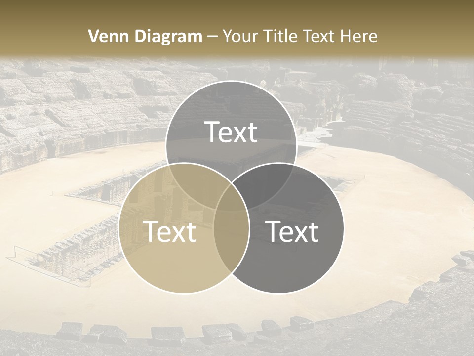 A Theatre With Seats In The Middle Of It PowerPoint Template