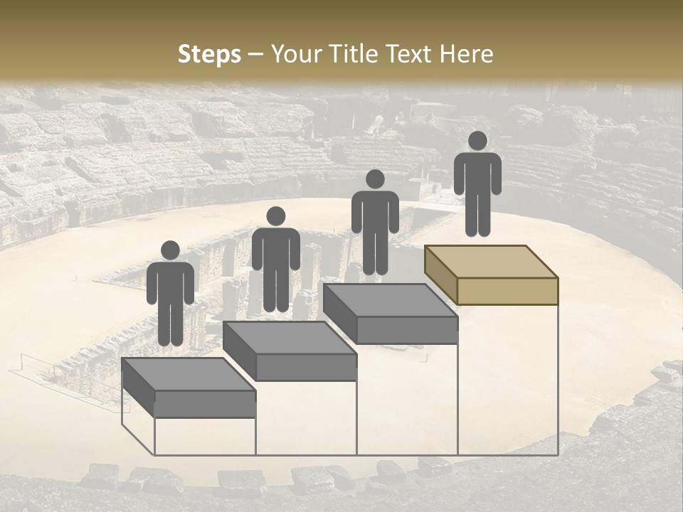 A Theatre With Seats In The Middle Of It PowerPoint Template