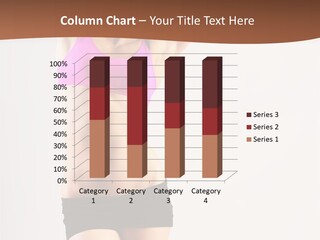 A Woman In A Pink Sports Bra Top And Black Shorts PowerPoint Template