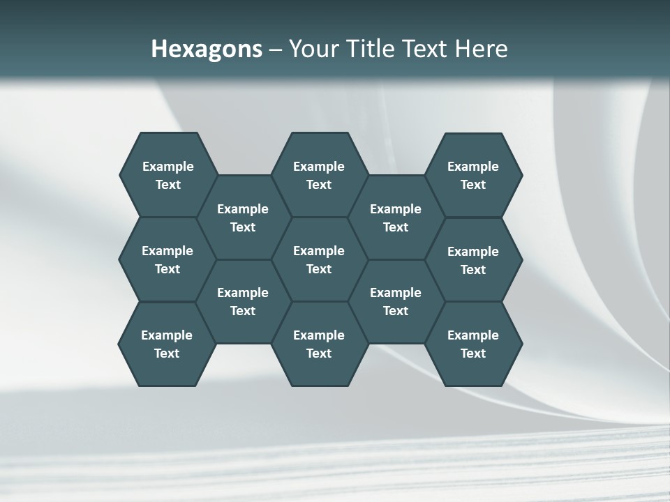 A Close Up Of A Book On A Table PowerPoint Template