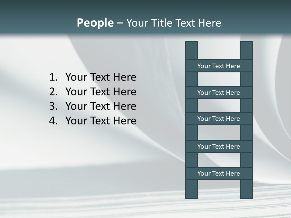 A Close Up Of A Book On A Table PowerPoint Template