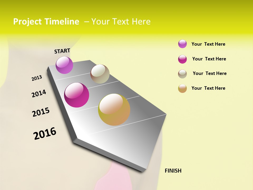 A Woman In A Pink Bikini With Yellow And Pink Paint On Her Face PowerPoint Template