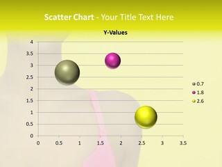 A Woman In A Pink Bikini With Yellow And Pink Paint On Her Face PowerPoint Template