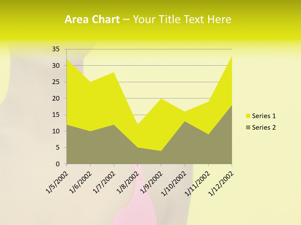 A Woman In A Pink Bikini With Yellow And Pink Paint On Her Face PowerPoint Template