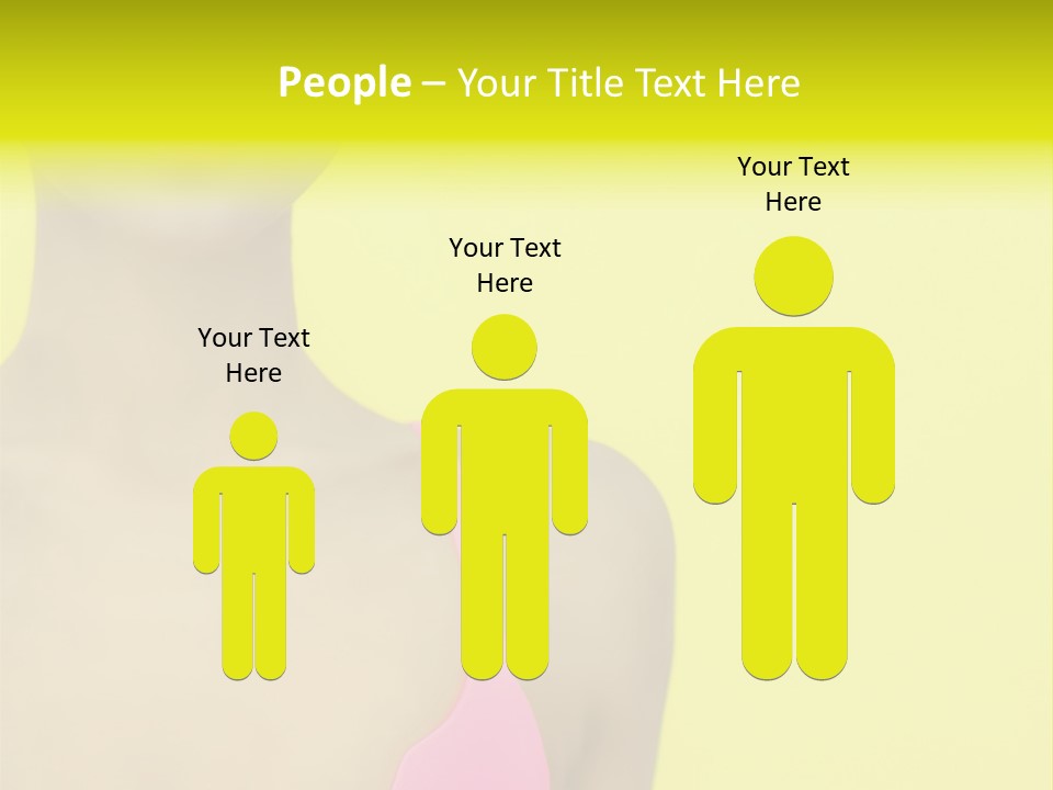 A Woman In A Pink Bikini With Yellow And Pink Paint On Her Face PowerPoint Template
