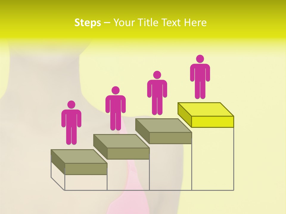 A Woman In A Pink Bikini With Yellow And Pink Paint On Her Face PowerPoint Template