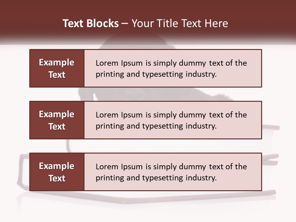 A Black Dog Laying On Top Of A Pile Of Books PowerPoint Template