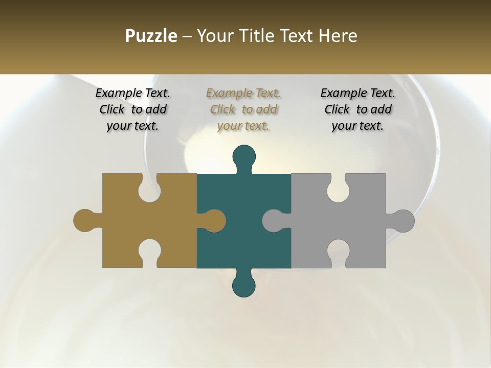 A Spoon With A Liquid Inside Of It PowerPoint Template
