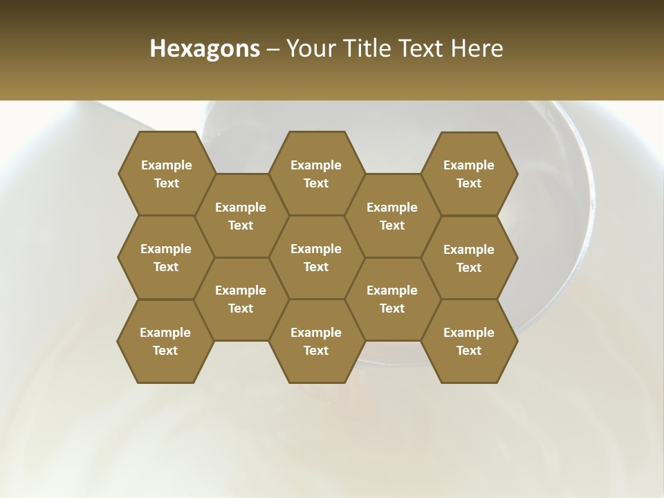 A Spoon With A Liquid Inside Of It PowerPoint Template