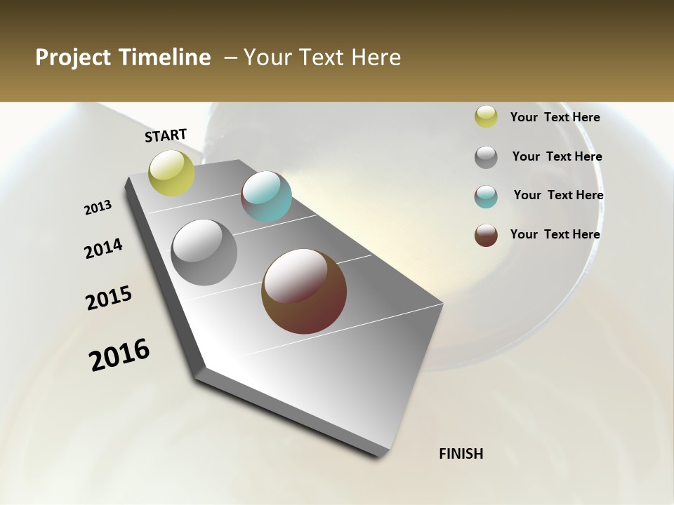 A Spoon With A Liquid Inside Of It PowerPoint Template