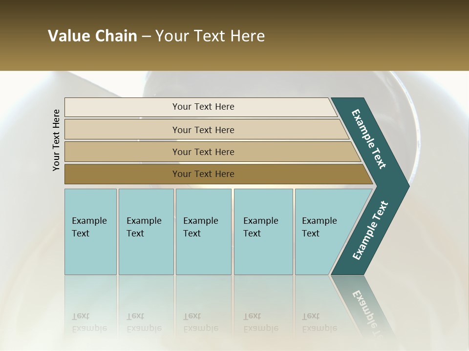 A Spoon With A Liquid Inside Of It PowerPoint Template