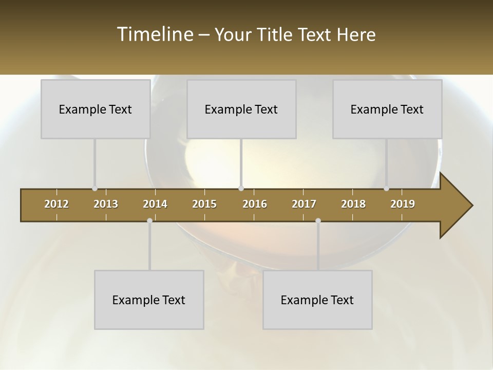 A Spoon With A Liquid Inside Of It PowerPoint Template