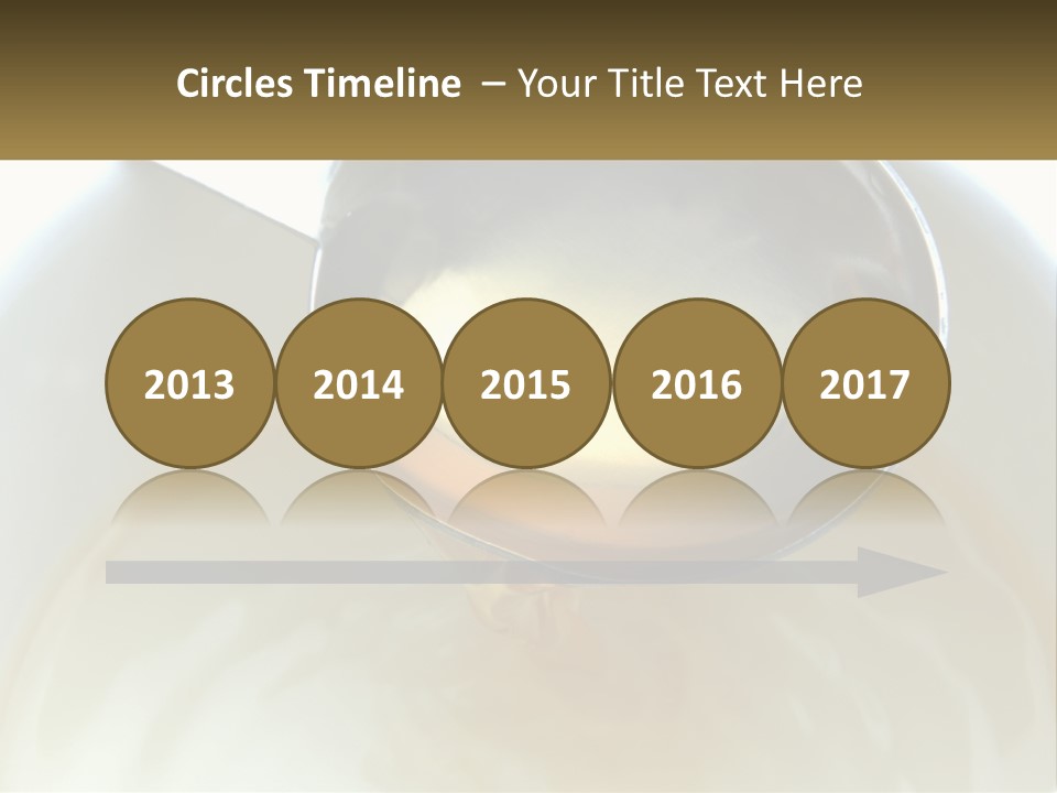 A Spoon With A Liquid Inside Of It PowerPoint Template