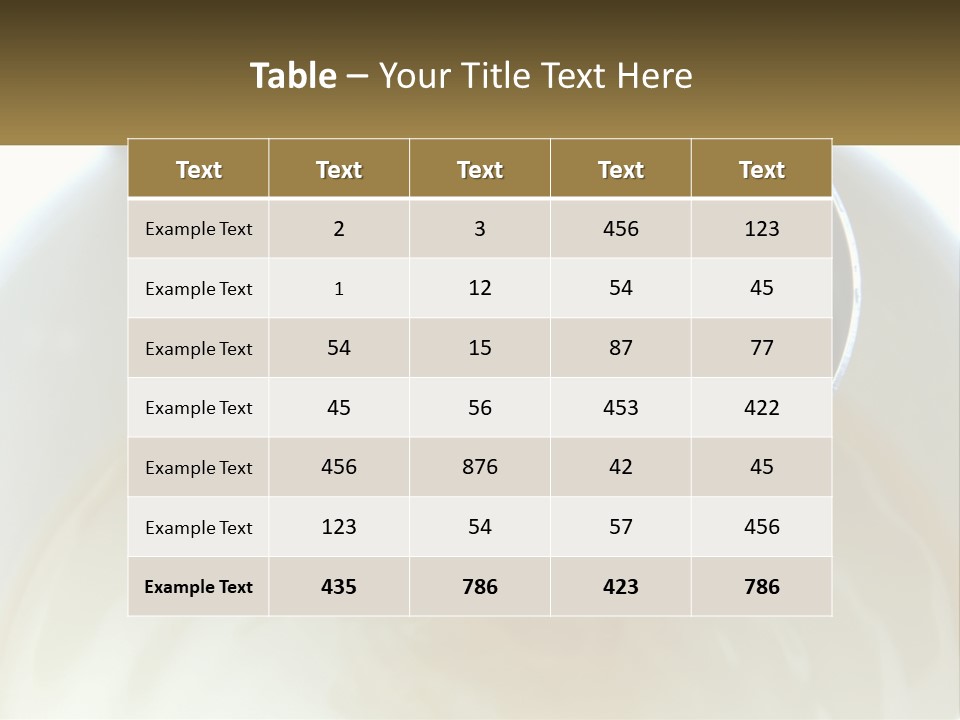 A Spoon With A Liquid Inside Of It PowerPoint Template