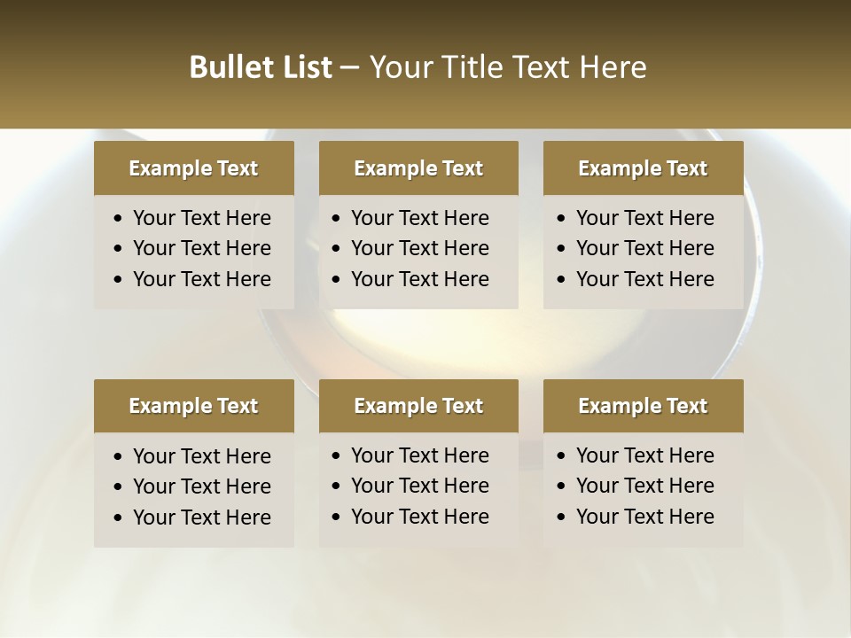 A Spoon With A Liquid Inside Of It PowerPoint Template
