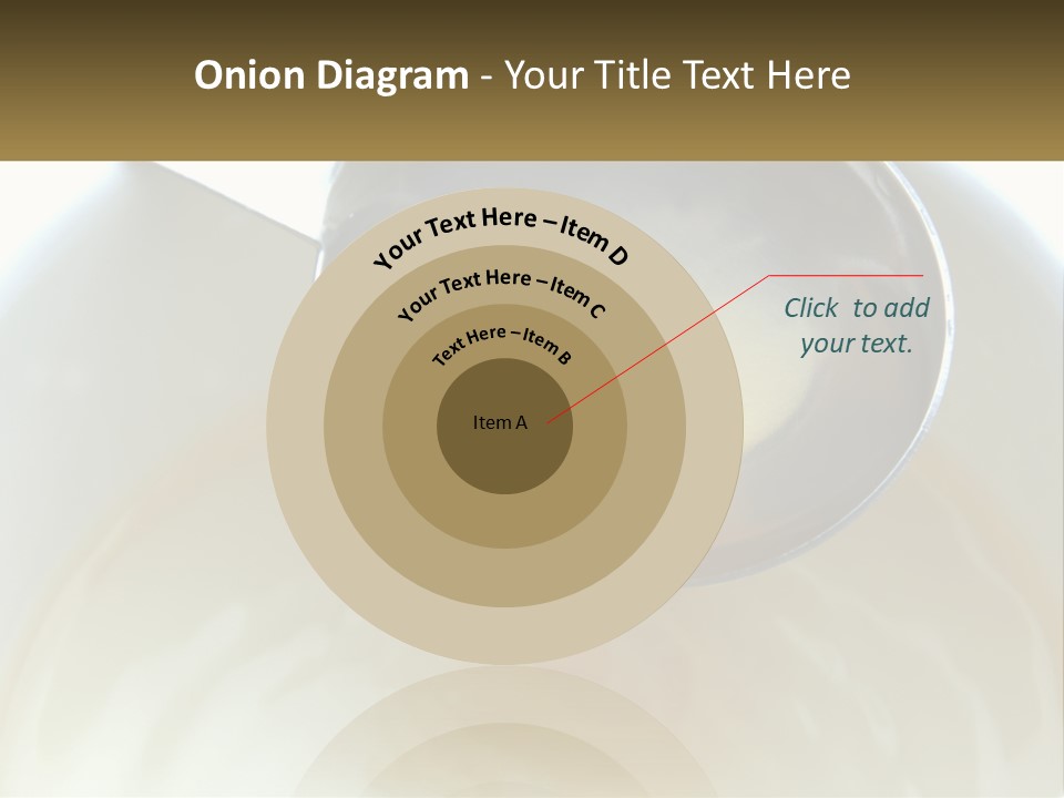 A Spoon With A Liquid Inside Of It PowerPoint Template