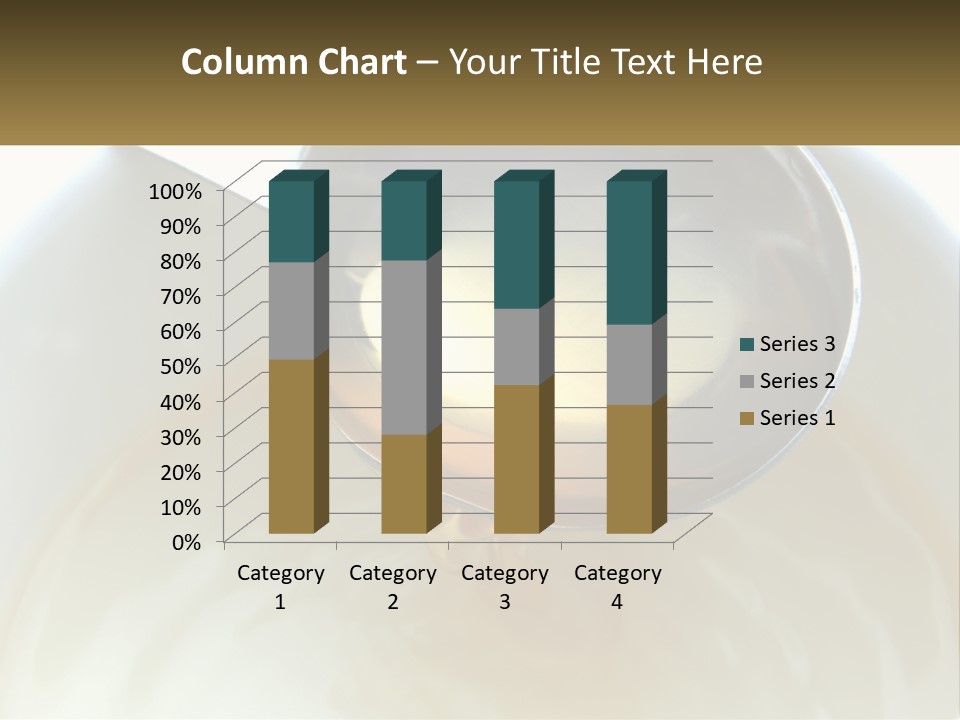 A Spoon With A Liquid Inside Of It PowerPoint Template