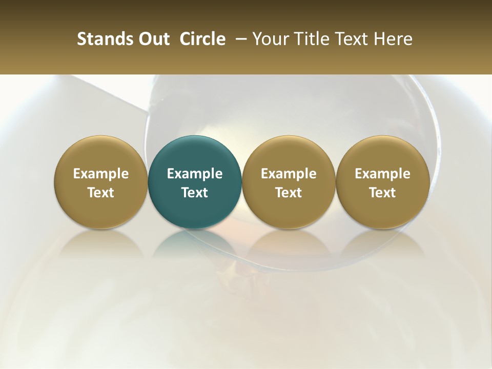 A Spoon With A Liquid Inside Of It PowerPoint Template