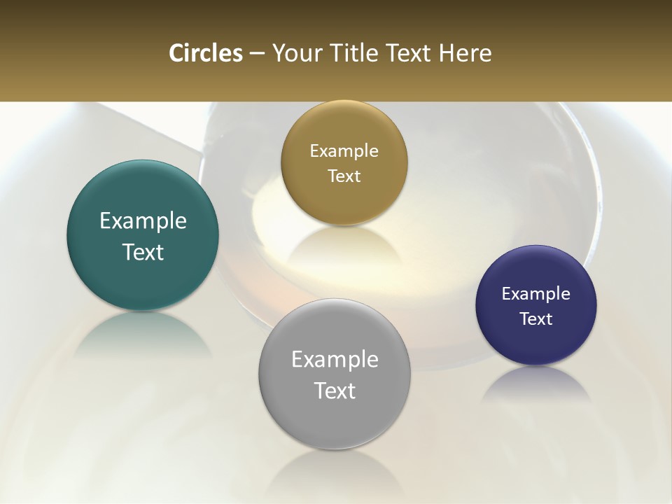 A Spoon With A Liquid Inside Of It PowerPoint Template