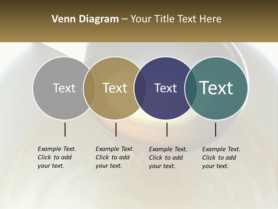 A Spoon With A Liquid Inside Of It PowerPoint Template