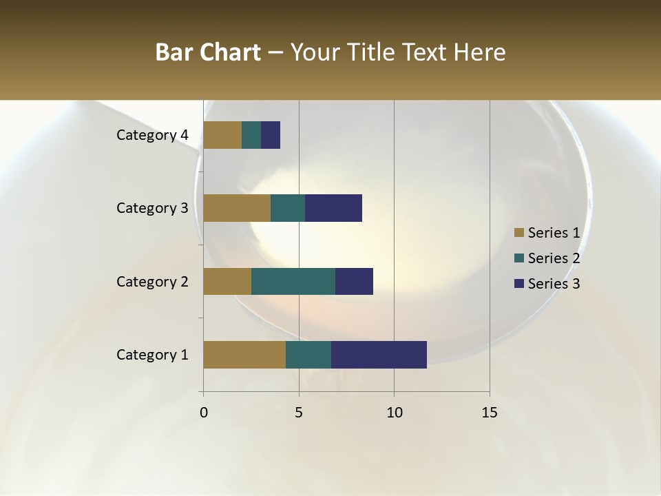 A Spoon With A Liquid Inside Of It PowerPoint Template