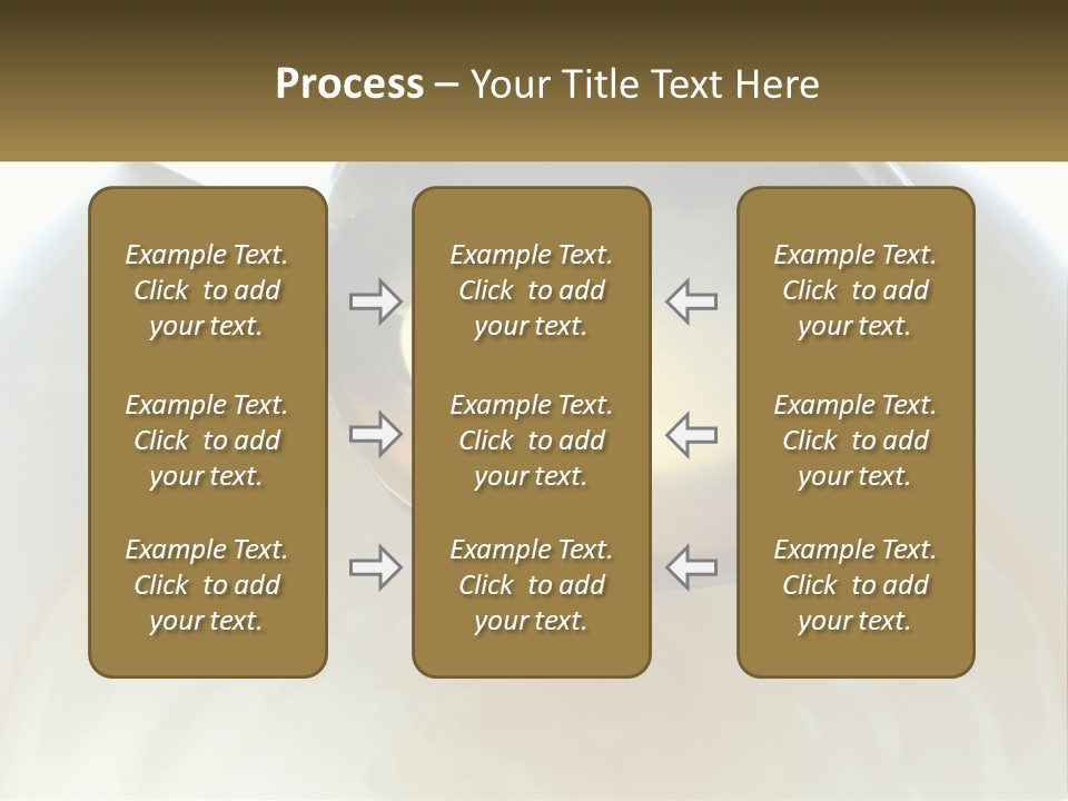 A Spoon With A Liquid Inside Of It PowerPoint Template