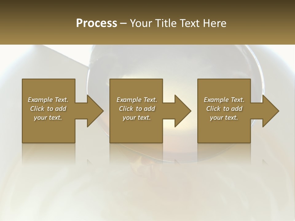 A Spoon With A Liquid Inside Of It PowerPoint Template