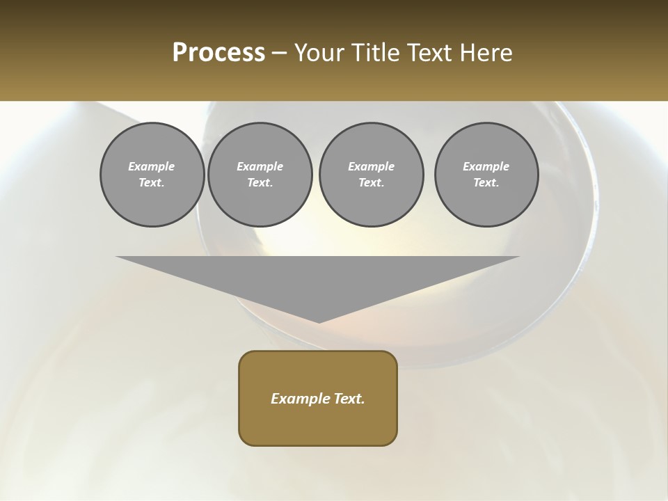 A Spoon With A Liquid Inside Of It PowerPoint Template