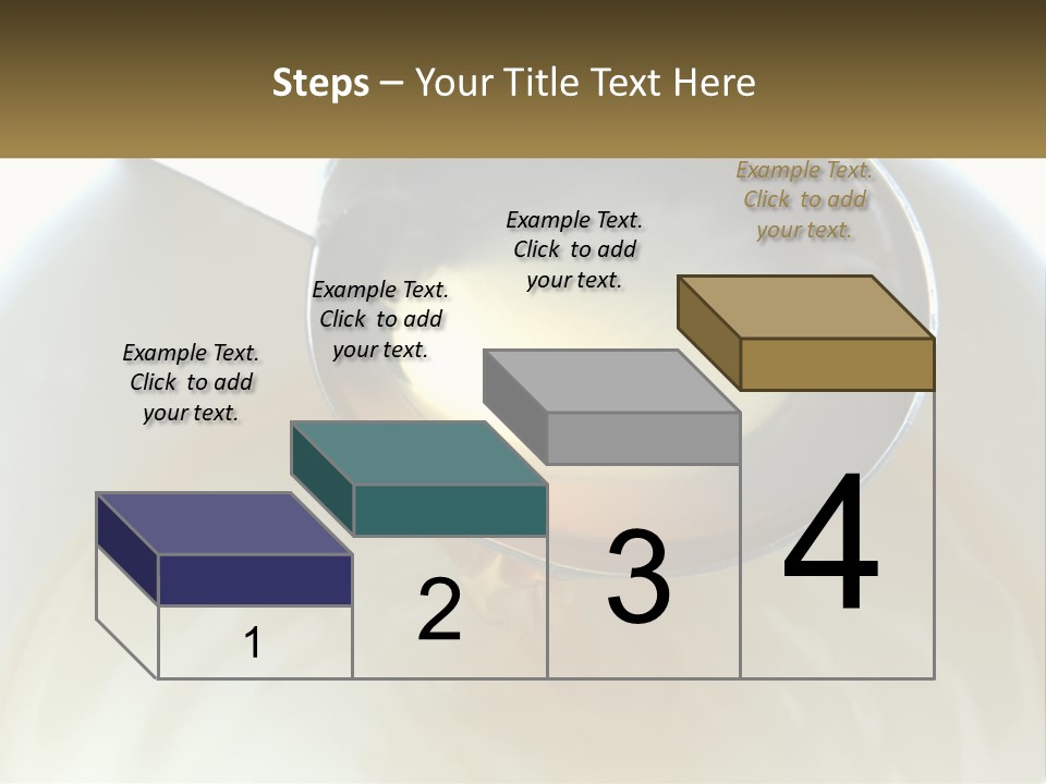 A Spoon With A Liquid Inside Of It PowerPoint Template