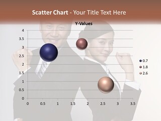 A Man And A Woman Are Posing For A Picture PowerPoint Template