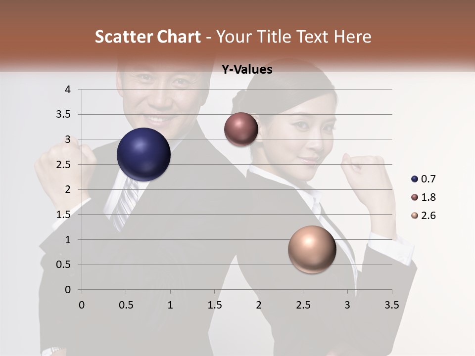 A Man And A Woman Are Posing For A Picture PowerPoint Template