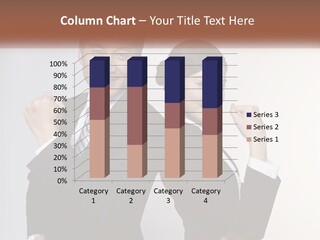 A Man And A Woman Are Posing For A Picture PowerPoint Template