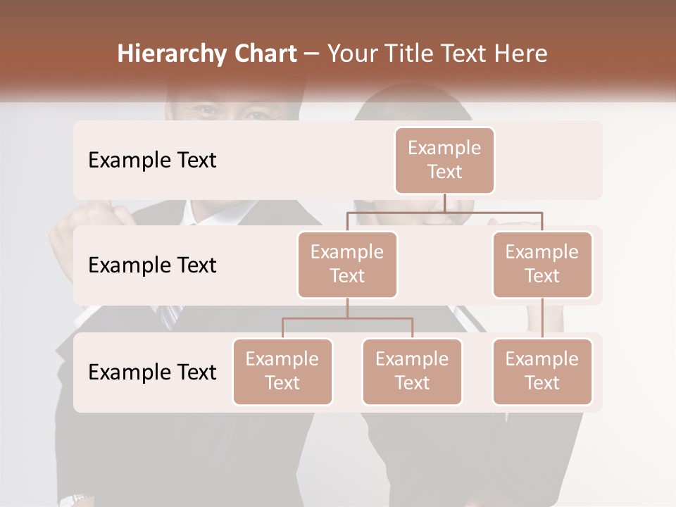 A Man And A Woman Are Posing For A Picture PowerPoint Template