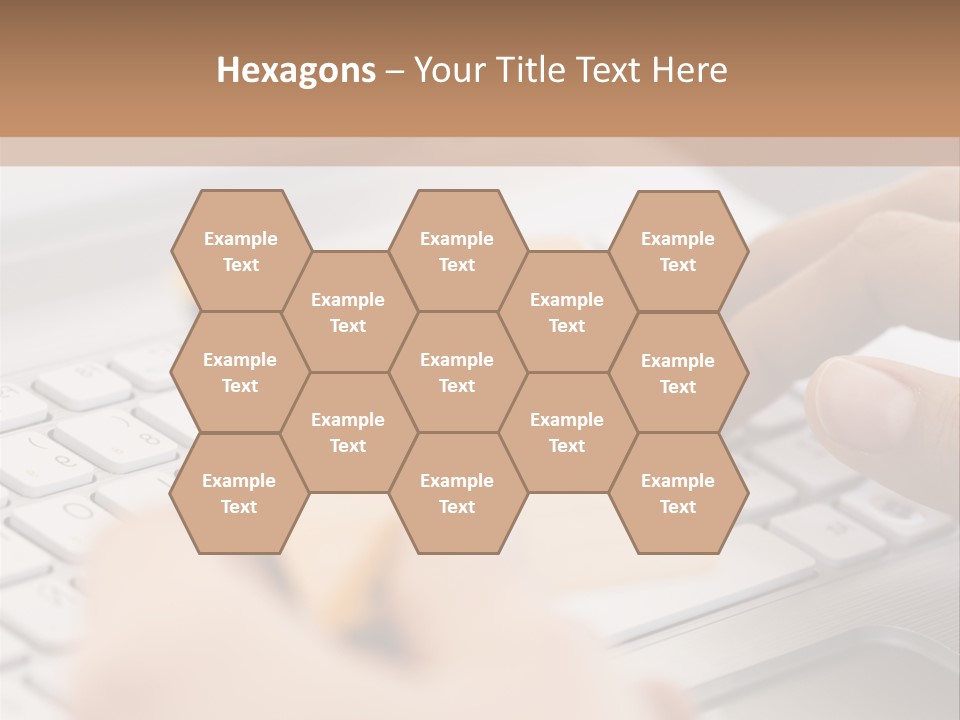 A Person Typing On A Laptop With A Credit Card PowerPoint Template