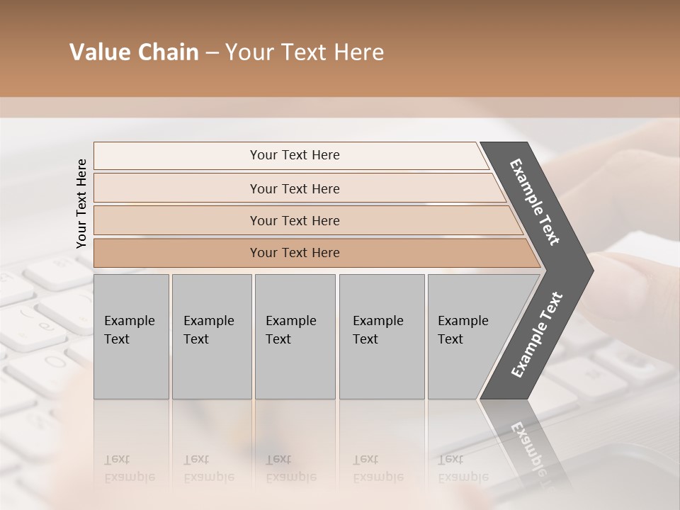 A Person Typing On A Laptop With A Credit Card PowerPoint Template
