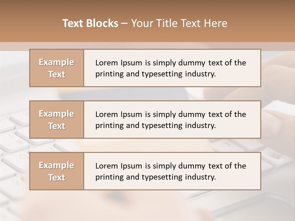 A Person Typing On A Laptop With A Credit Card PowerPoint Template