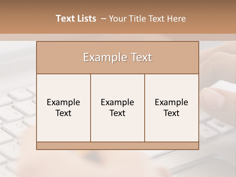 A Person Typing On A Laptop With A Credit Card PowerPoint Template