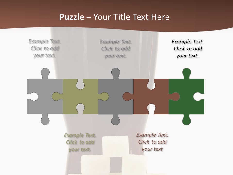 A Glass Of Beer Next To A Pile Of Ice Cubes PowerPoint Template