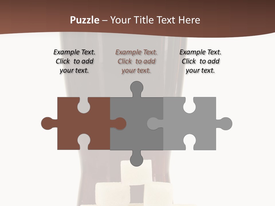A Glass Of Beer Next To A Pile Of Ice Cubes PowerPoint Template