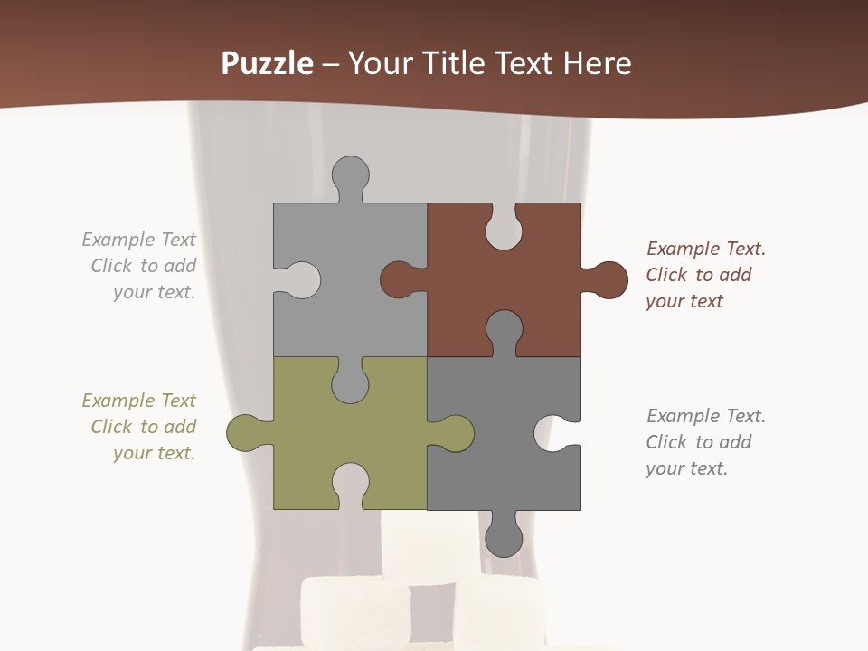 A Glass Of Beer Next To A Pile Of Ice Cubes PowerPoint Template